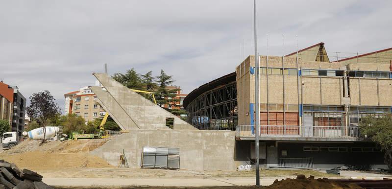 Cómo van las obras en el pabellón de deportes