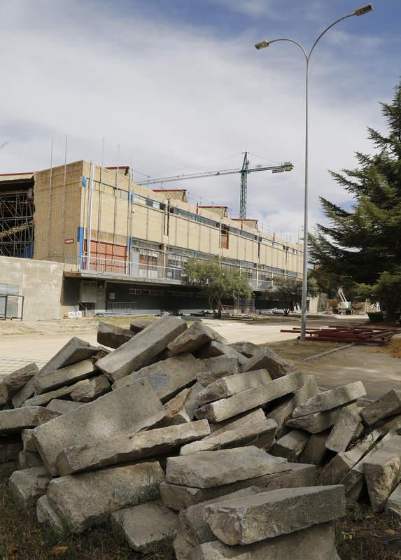 Cómo van las obras en el pabellón de deportes