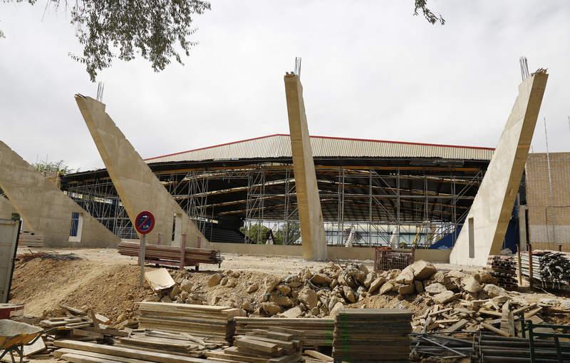 Cómo van las obras en el pabellón de deportes