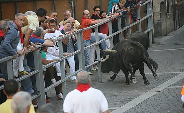 Uno de los encierros del año pasado. 