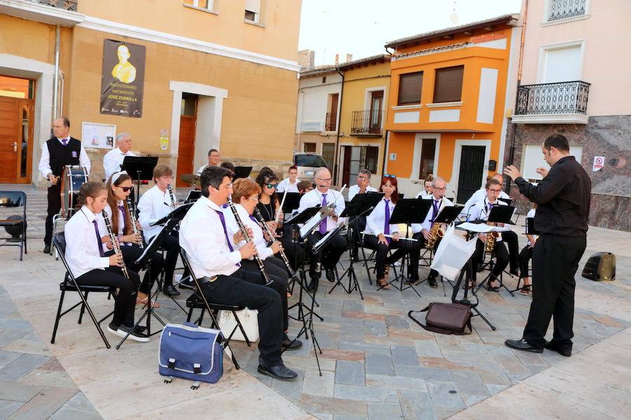 La Banda de Música de la Asociación Cultural Juvenil Baltanasiega rinde homenaje al poeta con una animada velada en Torquemada