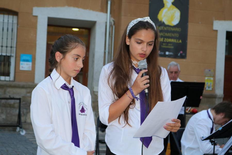 La Banda de Música de la Asociación Cultural Juvenil Baltanasiega rinde homenaje al poeta con una animada velada en Torquemada