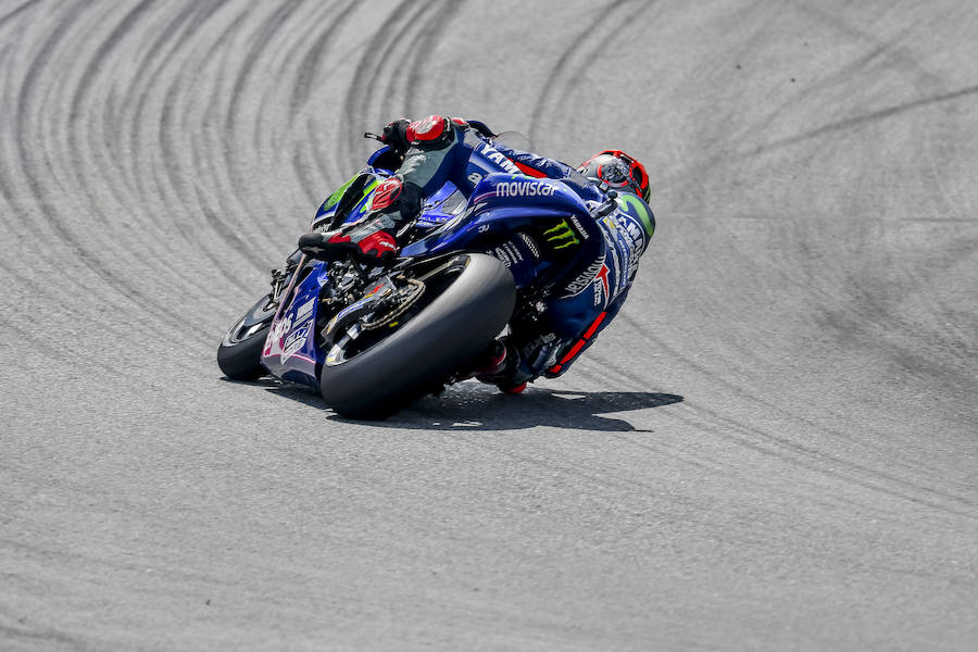 El español Maverick Viñales (Yamaha YZR M 1) confirmó tras la primera jornada de entrenamientos del Gran Premio de Austria de MotoGP que vuelve a tener "las mejores sensaciones con la Yamaha" y que puede "apretar al ciento por ciento". 