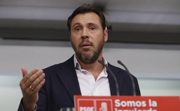Óscar Puente, portavoz del PSOE