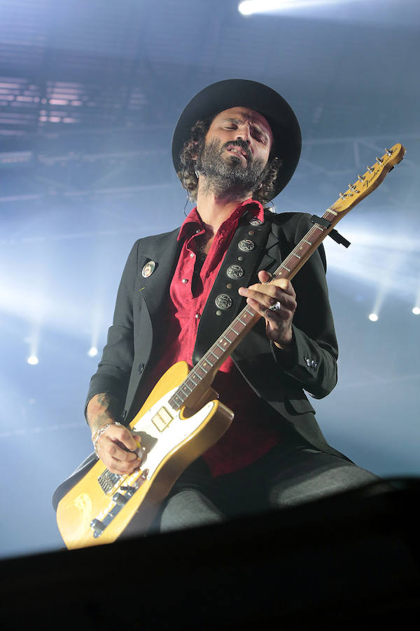Leiva, durante su actuación. 