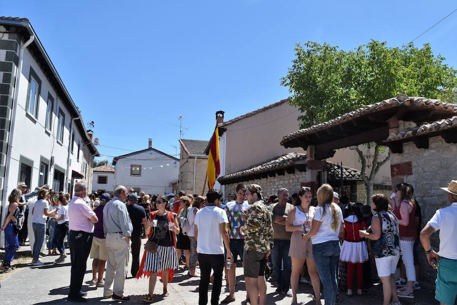 La localidad palentina celebró la fiesta de su patrón, San Lorenzo con un gran recorrido por las calles