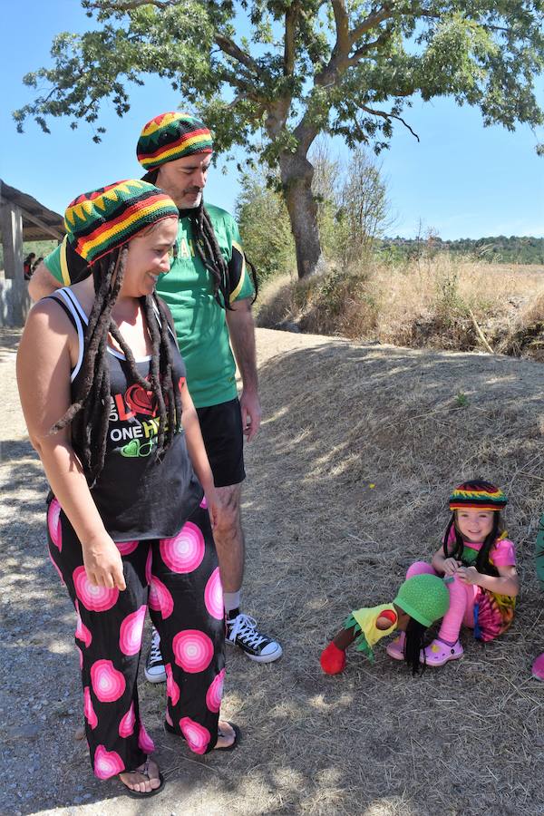 La localidad palentina celebró la fiesta de su patrón, San Lorenzo con un gran recorrido por las calles