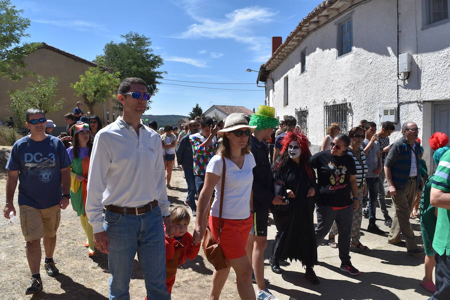 La localidad palentina celebró la fiesta de su patrón, San Lorenzo con un gran recorrido por las calles