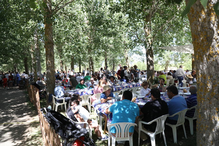 Castrillo de Villavega homenajeó al Cid durante la celebración de la Fiesta de la Trilla que se celebró el sábado 12.