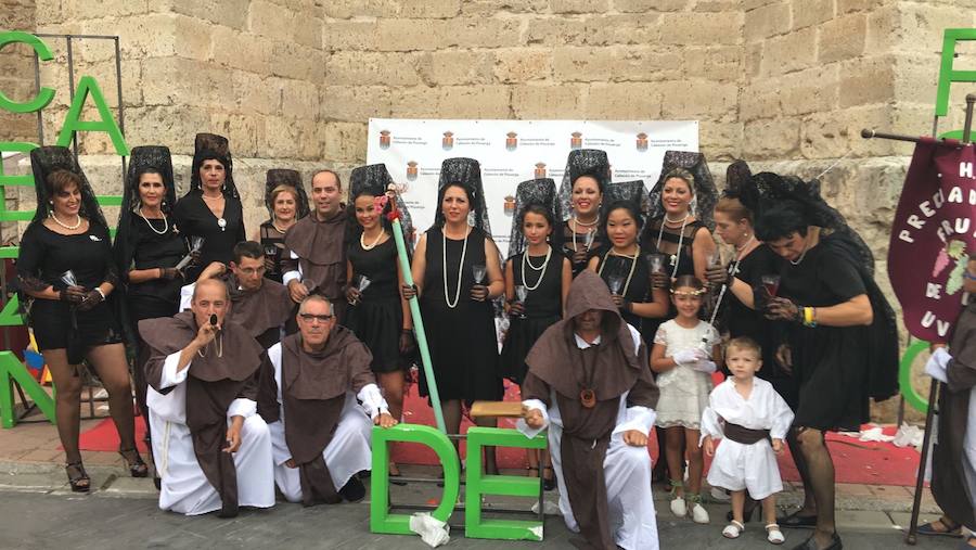 Disfraces en el comienzo de las fiestas de Cabezón de Pisuerga