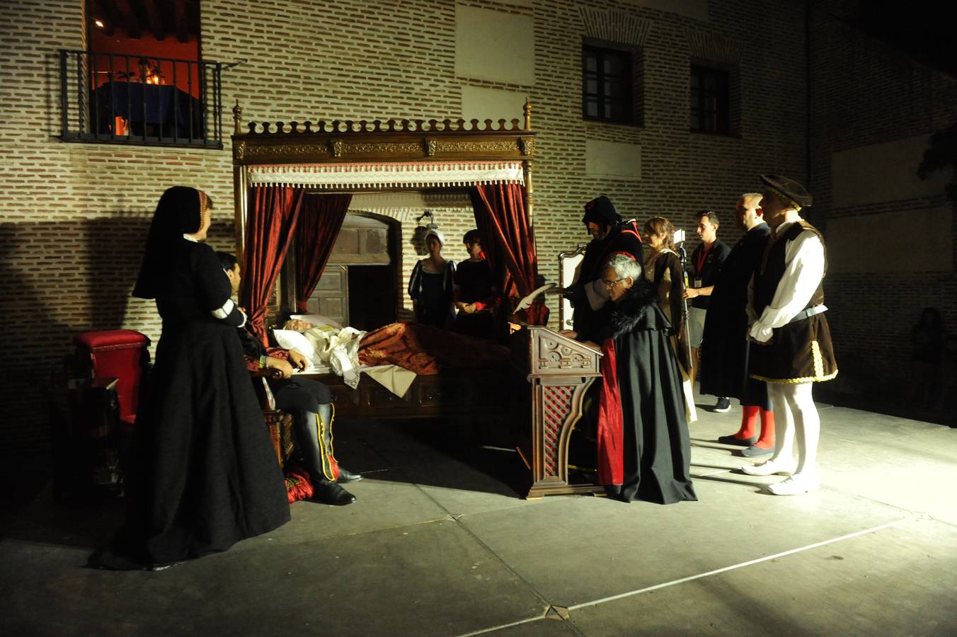 La represetnación tuvo lugar en el Palacio Real Testamentario