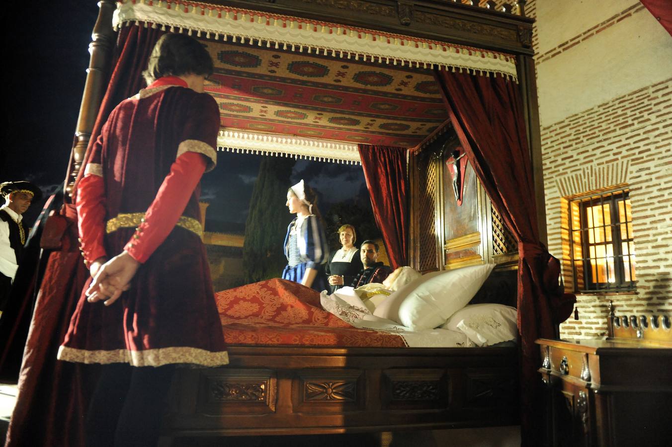 La represetnación tuvo lugar en el Palacio Real Testamentario