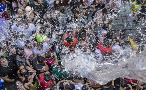 Chúndara del 15 de agosto en Peñafiel. 