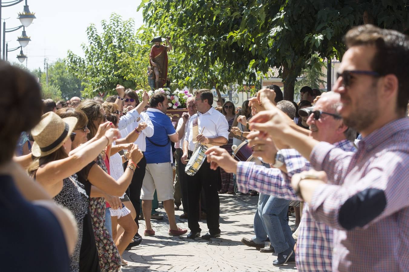 Procesión de San Roque en Viana de Cega