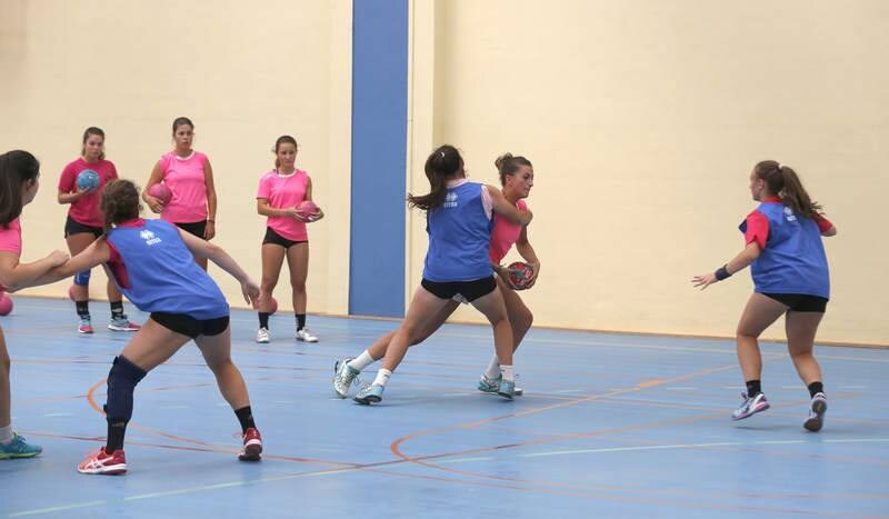 Primer entrenamiento de la temporada del Palencia Turismo