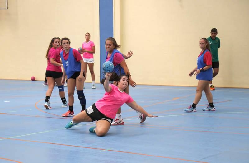 Primer entrenamiento de la temporada del Palencia Turismo