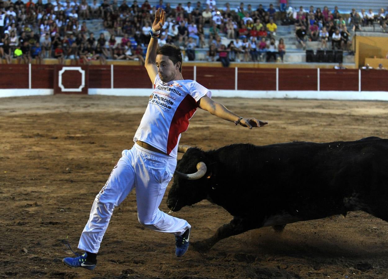 El campeón de España, Eusebio Sacristán, cautiva a público y jurado con saltos que rozan la perfección