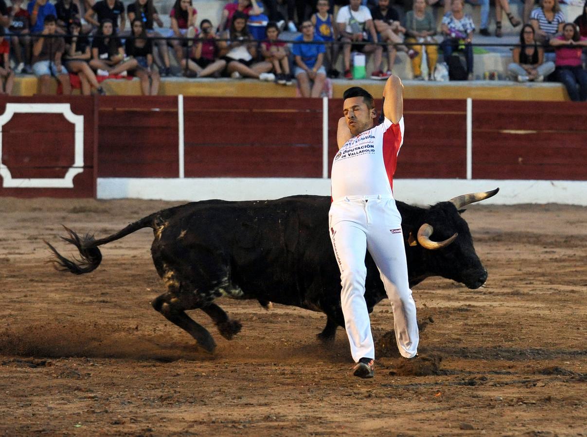 El campeón de España, Eusebio Sacristán, cautiva a público y jurado con saltos que rozan la perfección