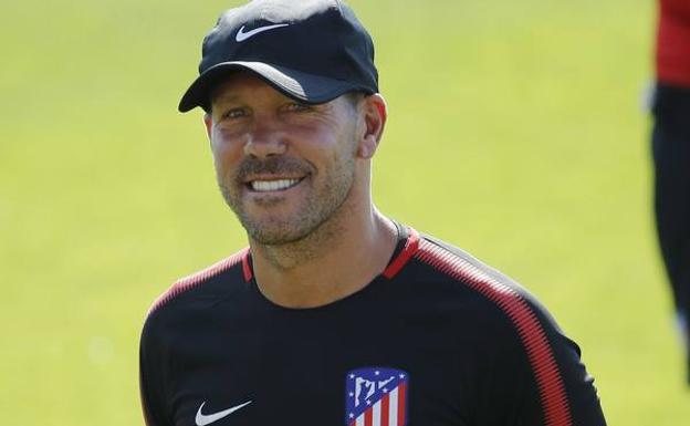 Diego Pablo Simeone, entrenador del Atlético. 