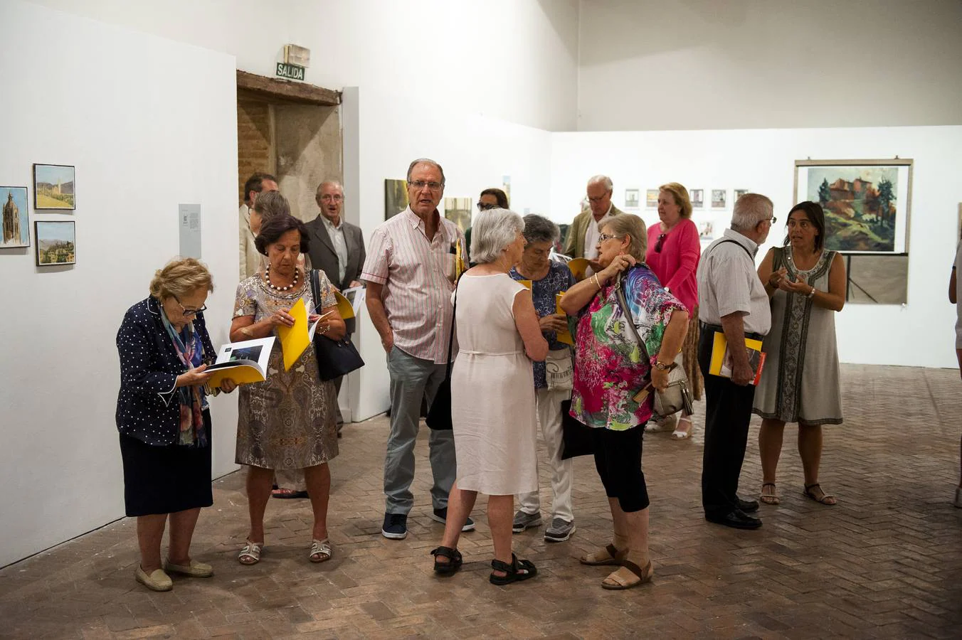 La exposición con todas las obras permanecerá en La Alhóndiga hasta el domingo