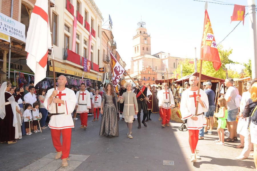 Recreación histórica de la visita que la infanta Isabel y su hermano Alfonso realizaron a la feria de Medina del Campo hace más de cinco siglos.