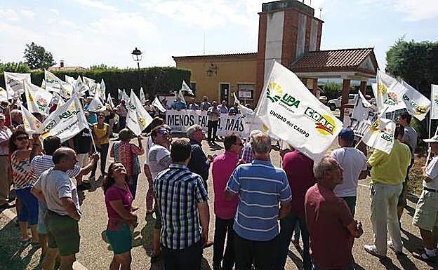 Manifestación de la Alianza UPA-COAG en Villardeciervos