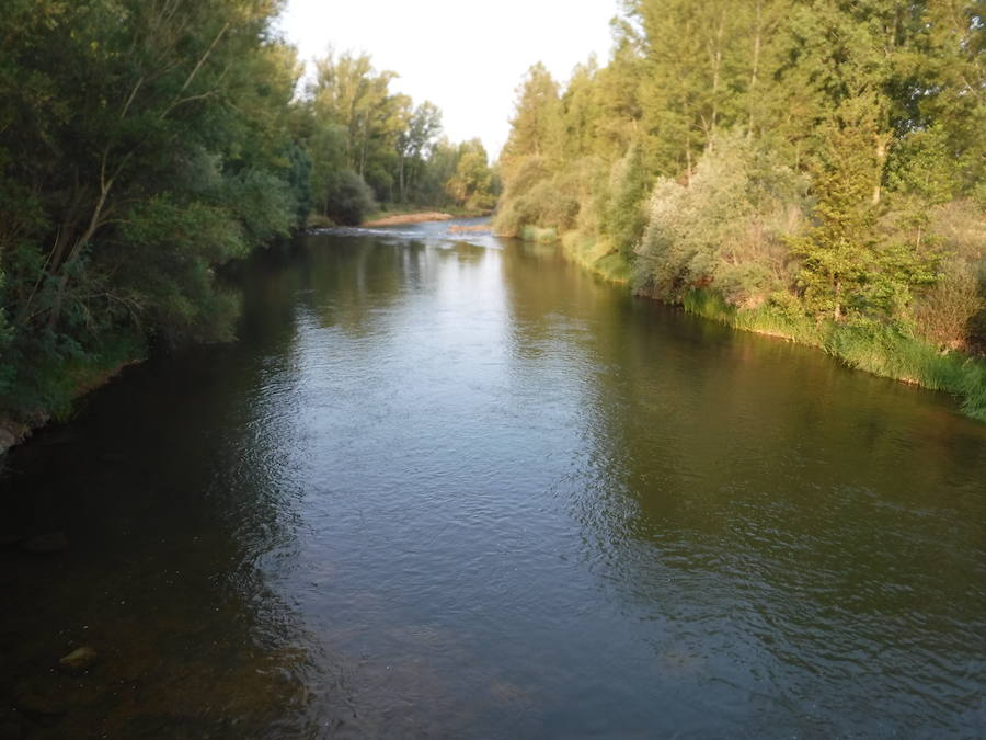 El Porma, entre Villamoros y Arcahueja