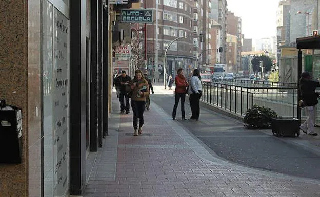 Zona de Santa Clara con Avenida de Palencia en Valladolid. 