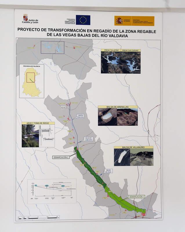  Presentación en Castrillo de Villavega (Palencia) el proyecto de transformación del regadío del río Valdavia 