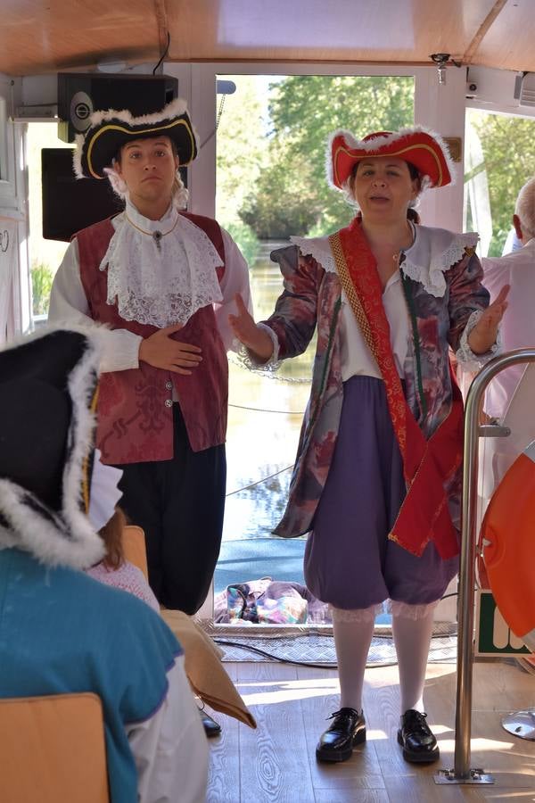 La propuesta se ha tenido que limitar al barco Marqués de la Ensenada, de Herrera de Pisuerga, debido al escaso caudal en Villaumbrales