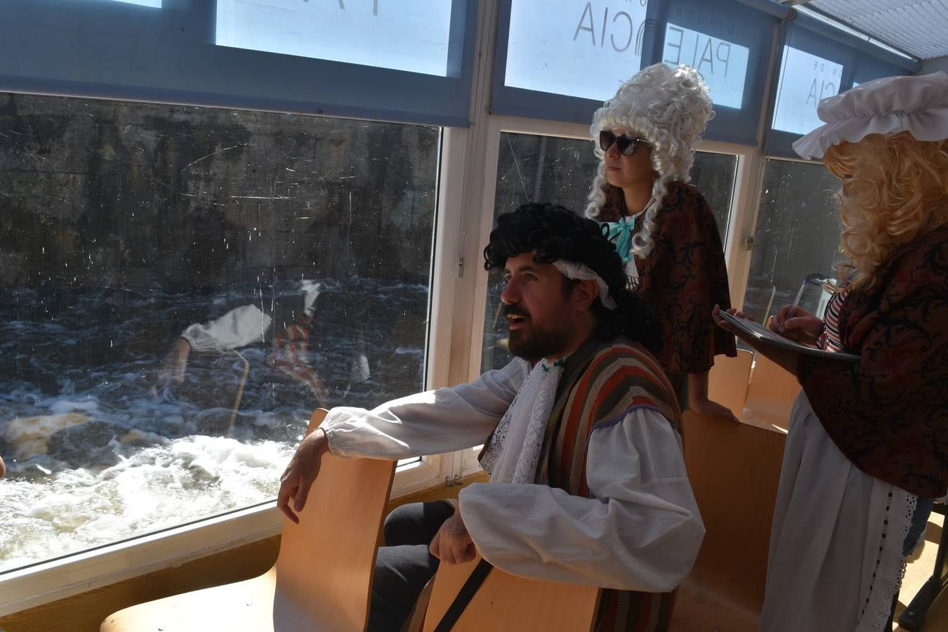 La propuesta se ha tenido que limitar al barco Marqués de la Ensenada, de Herrera de Pisuerga, debido al escaso caudal en Villaumbrales