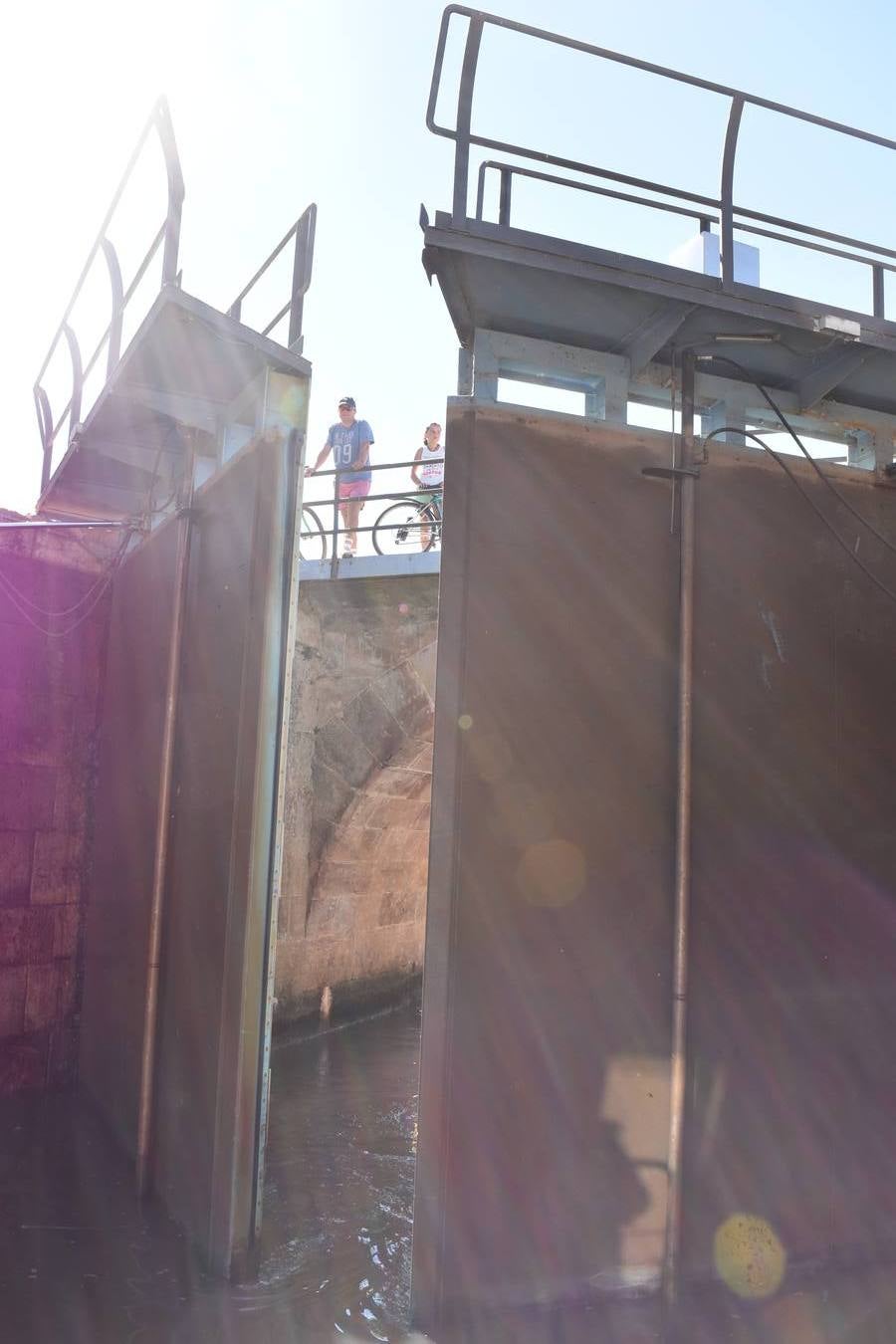 La propuesta se ha tenido que limitar al barco Marqués de la Ensenada, de Herrera de Pisuerga, debido al escaso caudal en Villaumbrales