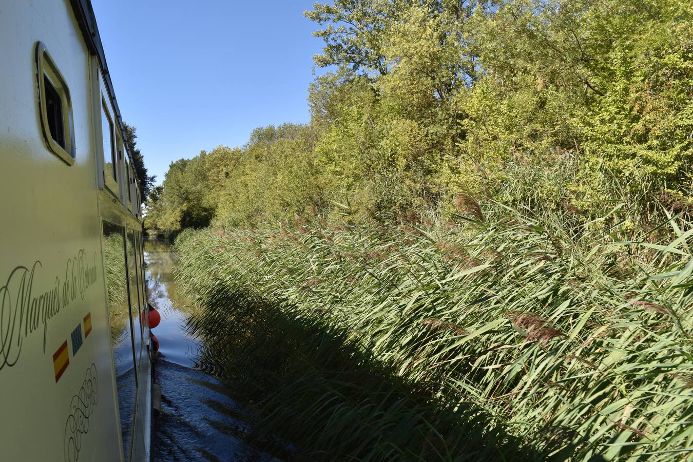 La propuesta se ha tenido que limitar al barco Marqués de la Ensenada, de Herrera de Pisuerga, debido al escaso caudal en Villaumbrales