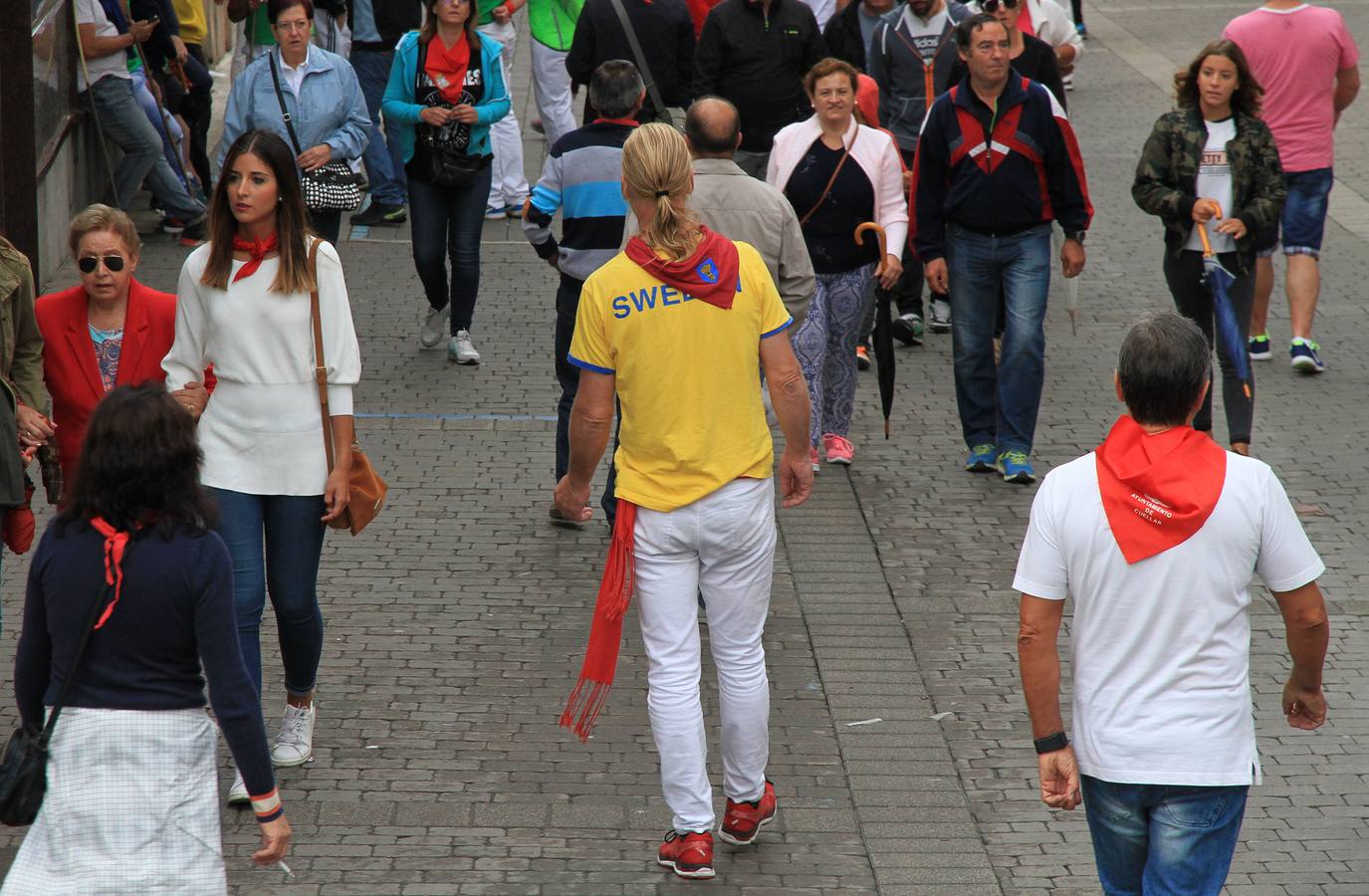 Únicamente tres astados han podido llegar al recorrido urbano y completar la carrera en el que cuatro personas han resultado heridas, dos de ellos por asta de toro y otros dos con contusiones