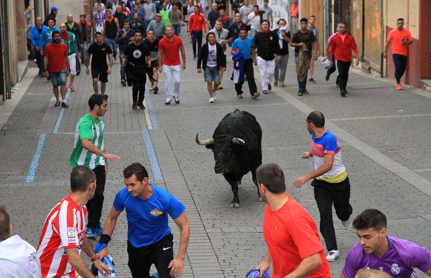 Únicamente tres astados han podido llegar al recorrido urbano y completar la carrera en el que cuatro personas han resultado heridas, dos de ellos por asta de toro y otros dos con contusiones