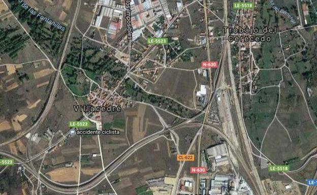 El accidente ha sucedido en el Polígono Industrial de Villacedré (León)