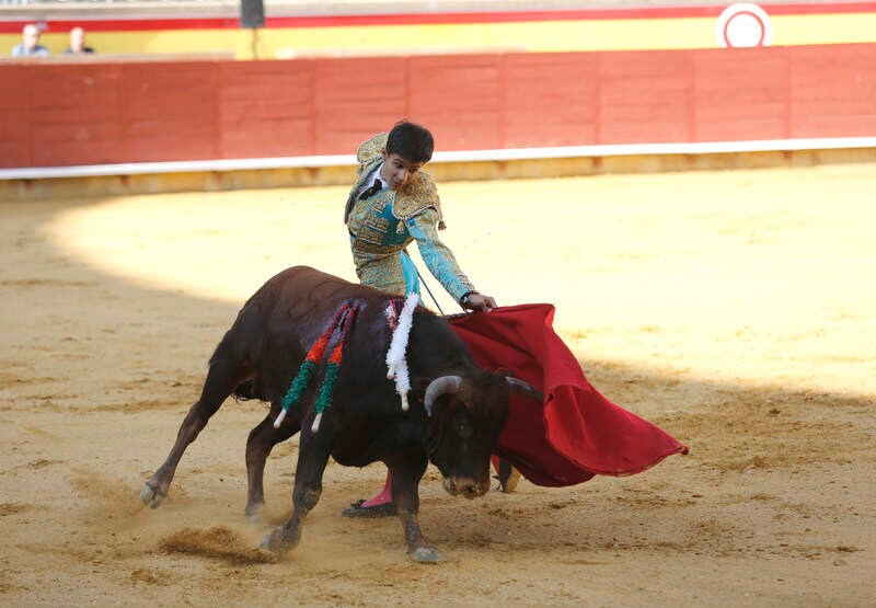 El joven novillero de la Escuela Taurina de Salamanca Manuel Diosleguarde se alzó con el premio