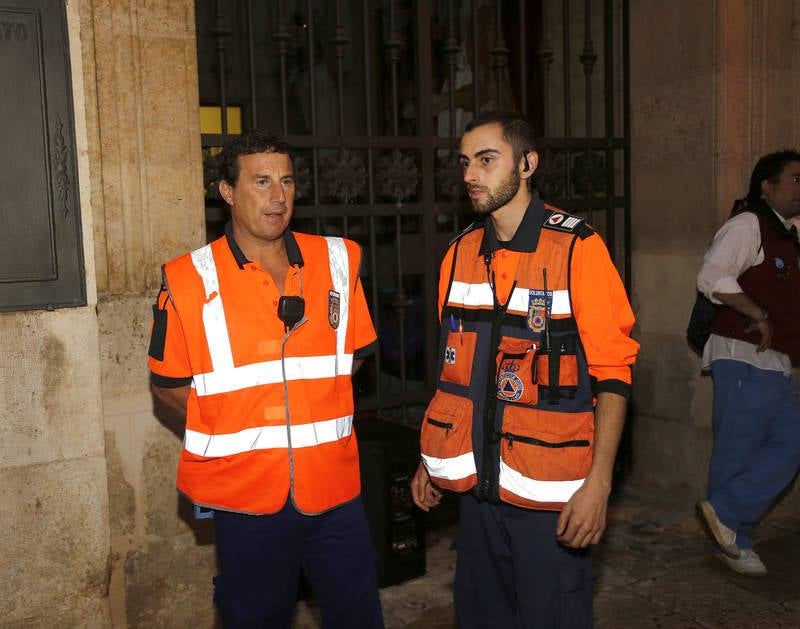 La lluvia obliga a posponer el pregón para mañana 