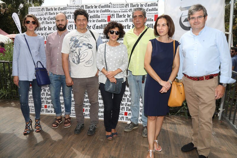 Yolanda Rodríguez (El Gusanito), Roberto Sánchez (Floristería Sánchez), Juan Carlos González y Coque López (Palencia Abierta);Dani Martínez (Emedece), Elena del Amo (Don Jamón) y Felipe Boto (Reciclaje y Medio Ambiente).