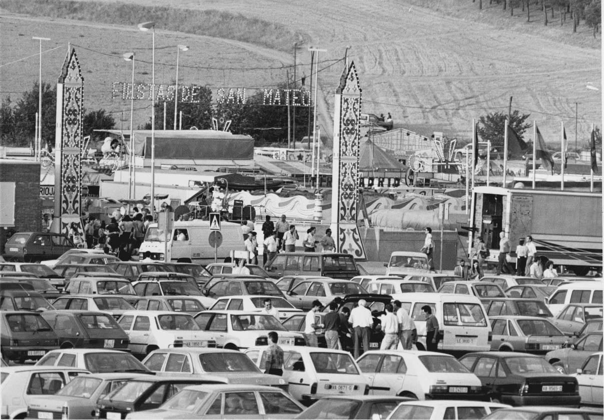 Nuevo Recinto Ferial de las Fiestas de San Mateo 1990.