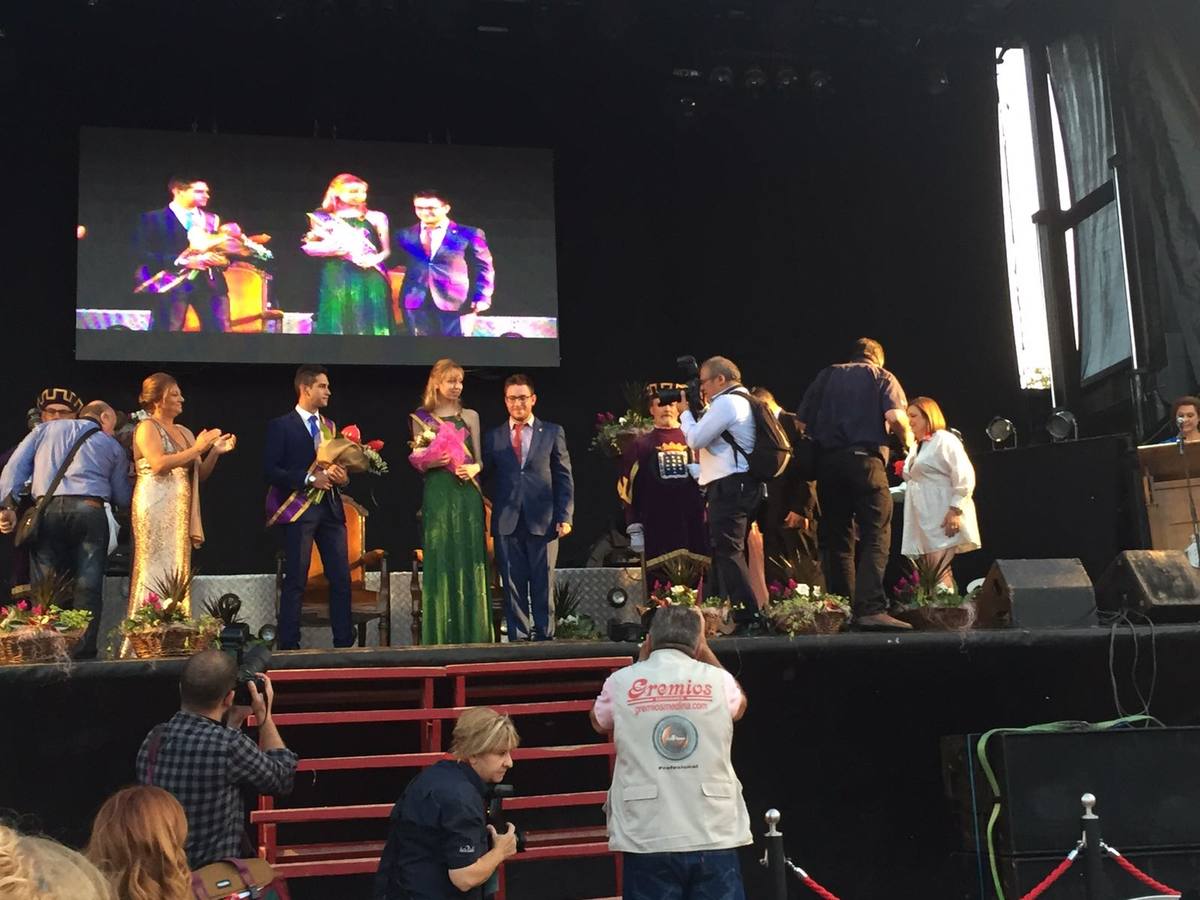 Sonia Andrino, redactora jefa de El Norte de Castilla, ha sido la encargada de inaugurar las fiestas de San Antolín.