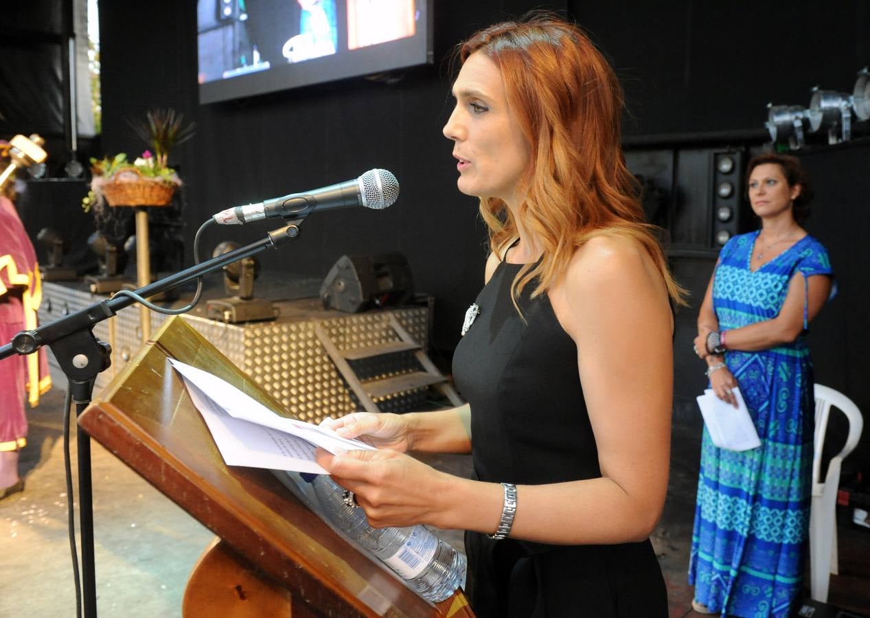Sonia Andrino, redactora jefa de El Norte de Castilla, ha sido la encargada de inaugurar las fiestas de San Antolín.