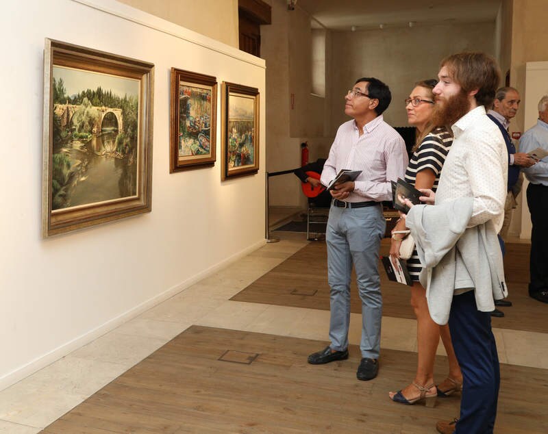 La muestra reúne obras que pertenecen al coleccionista palentino J. C. Andrés y permanecerá abierta hasta el 24 de septiembre