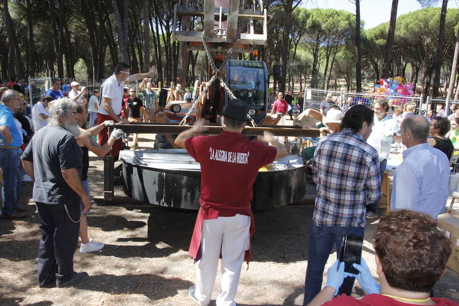Día de las Peñas en laguna de Duero