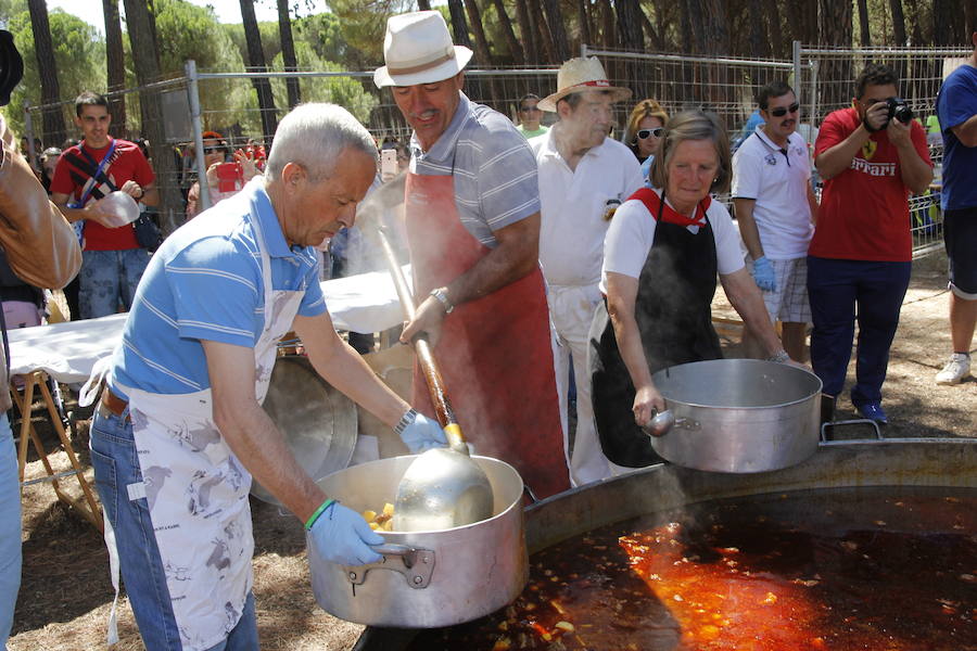 Día de las Peñas en laguna de Duero