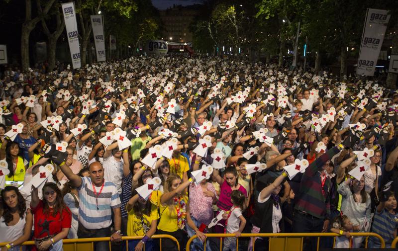 Las peñas de Valladolid consiguen el récord de marionetas de mano