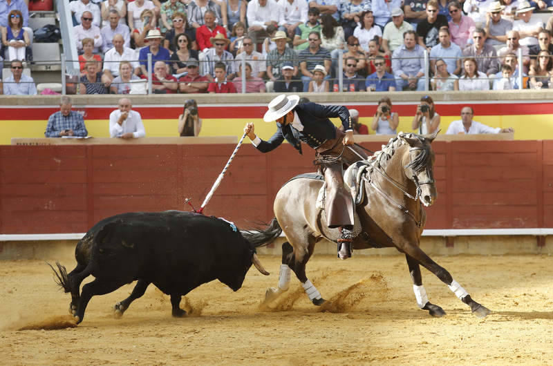 Corrida de rejones en Palencia