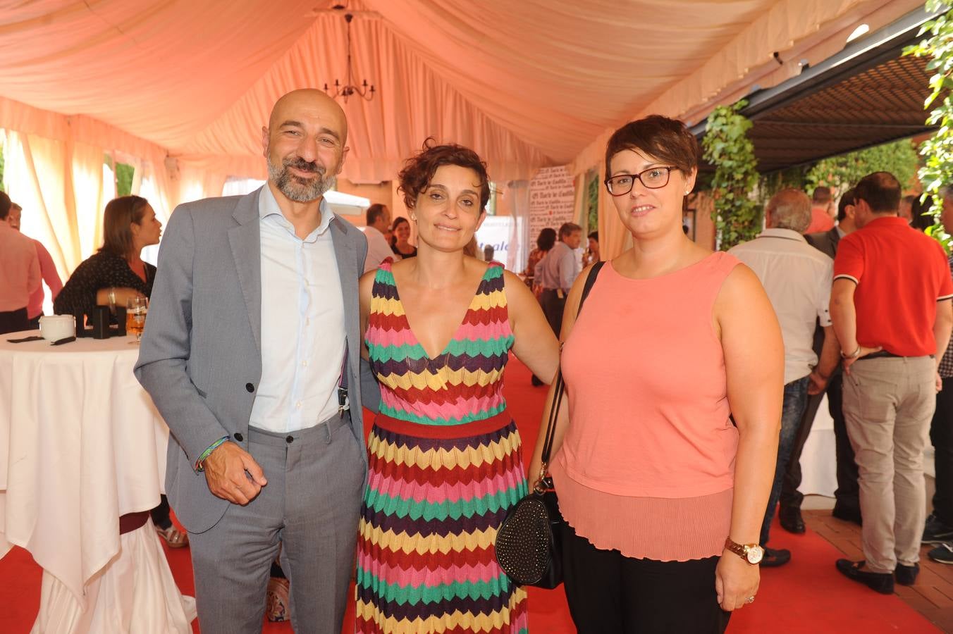Francisco del Cura (Fremap), Silvia Ariza y Victoria Mongil.