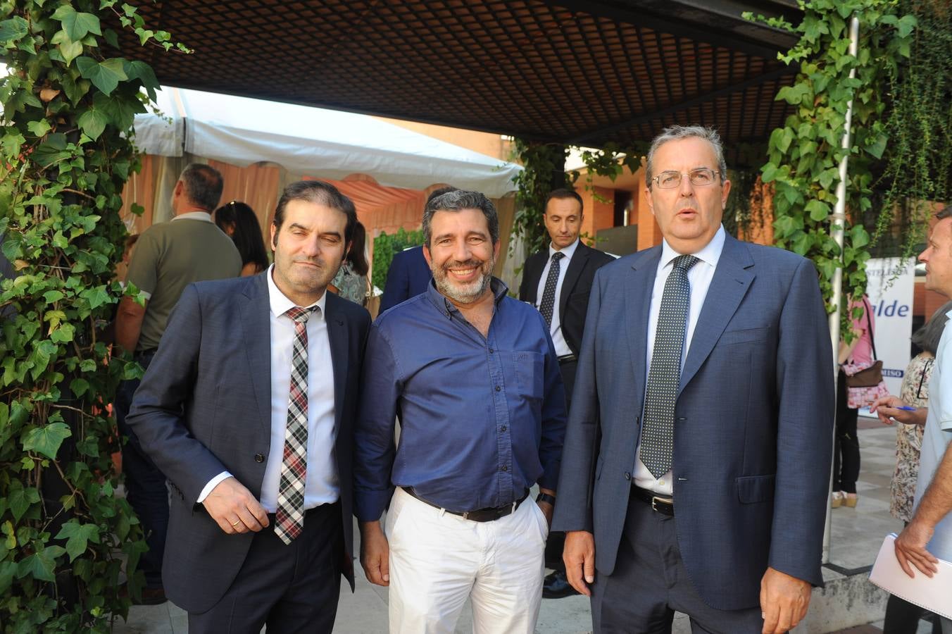 Matías Guerra, Antonio Heras y José Mauro Reguera, de la empresa Códice.