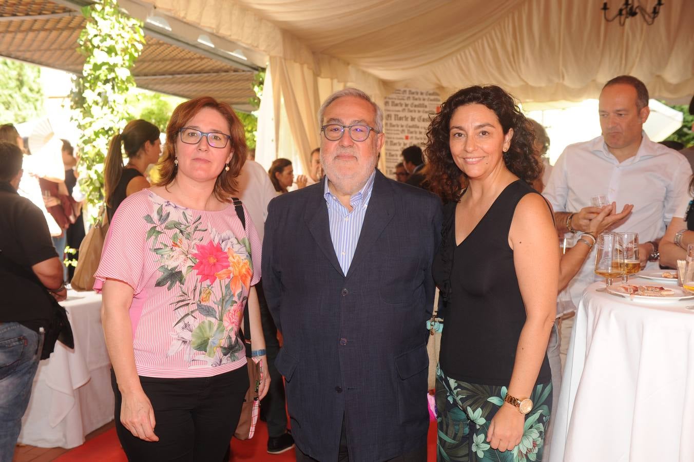 De la Feria de Valladolid, Laude Blanco, Juan Useros y Sonia Beltrán.